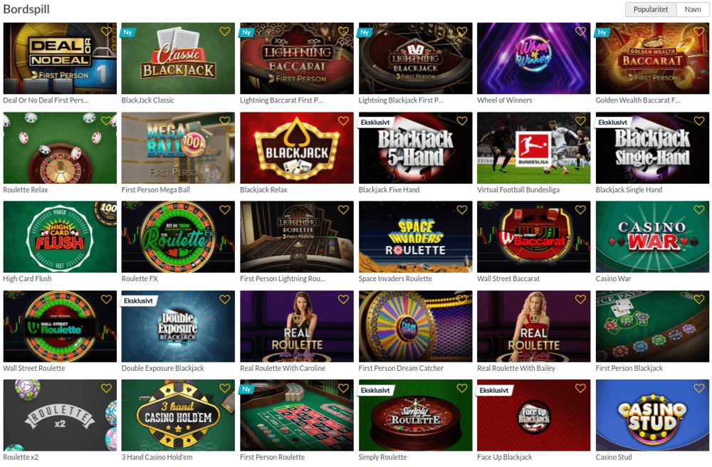 NorgesAutomaten Casino Game Gallery 1