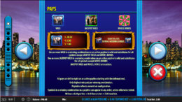 Friends Slots Paytable