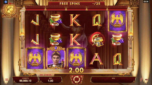 Augustus Free Spins Game