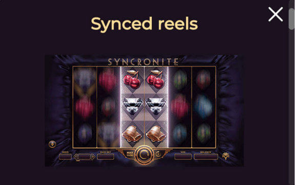 Syncronite Splitz Paytable