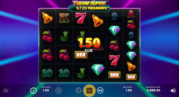 Twin Spin Megaways Win