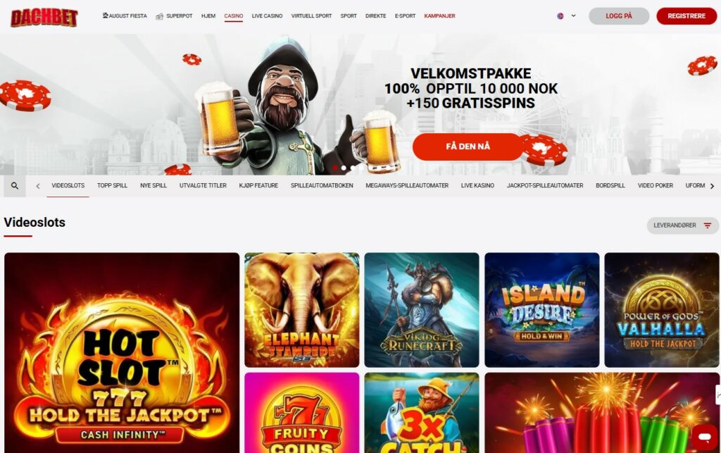 DACHbet Casino Review Online Casino NO