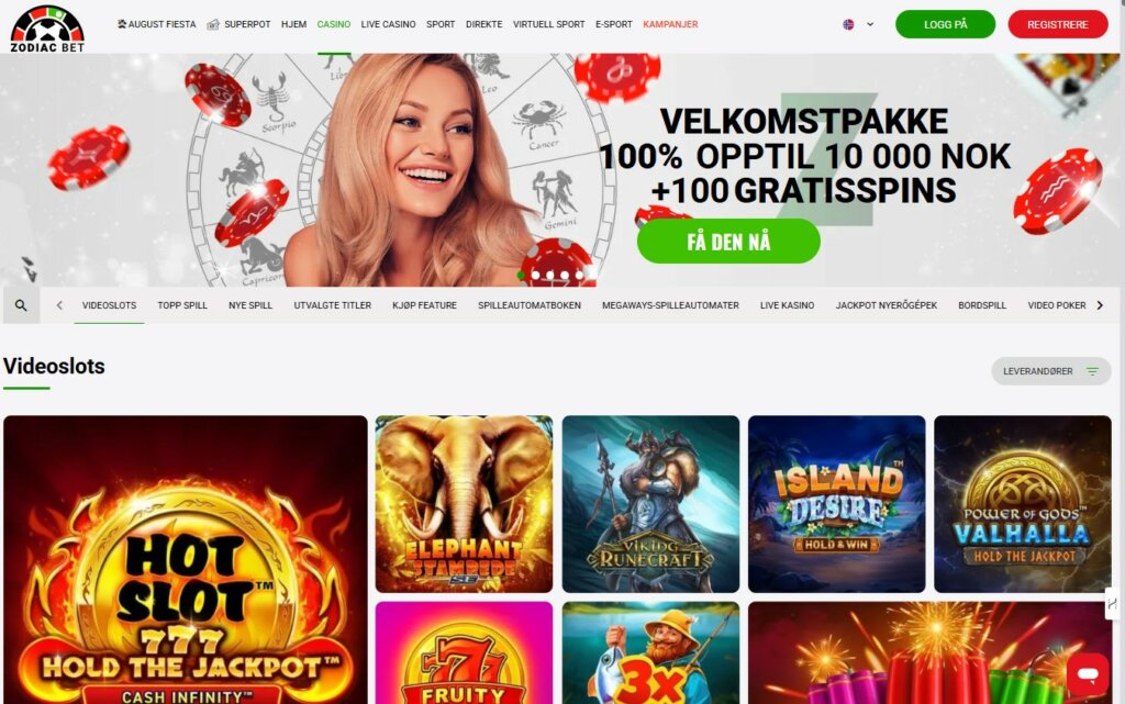 Zodiacbet Casino Review Online Casino NO