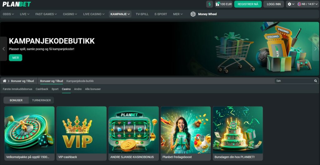 Planbet Promotions NO